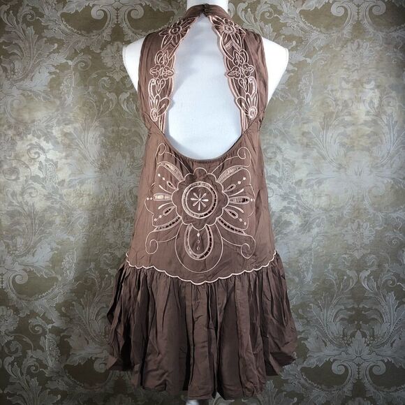 -Morrisday The Label Pandora Embroidered Dress NWT L - Picture 5 of 8